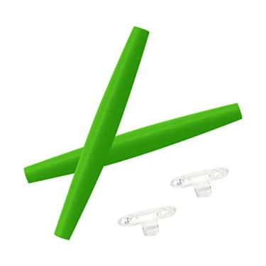 Imagem de Boldbright Kits de borracha de substituição para óculos de sol Oakley Crosshair S - Verde