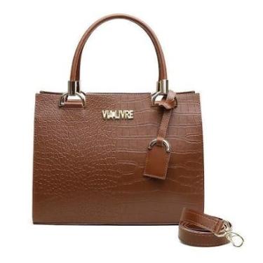Imagem de Bolsa Feminina Quadrada Moderna Marrom Via Livre-Feminino