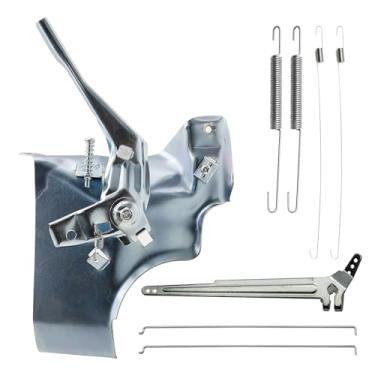 Imagem de UOIENRT GX390 Kit de substituição do kit de controle do acelerador para Honda e Clones Predator 420cc 389cc 429cc 459cc, com braço de alavanca do acelerador e molas de retorno da haste de ligação da