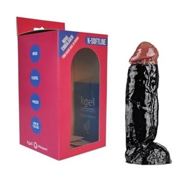 Imagem de PÊNIS 18,5X4,5 CM COR BEGE (DUO - PRETO)