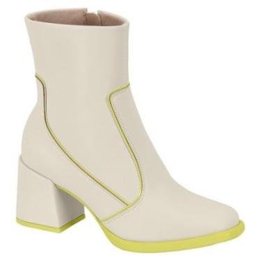 Imagem de Bota Moleca 5343.101 Salto Grosso Feminino-Feminino