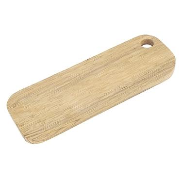 Imagem de Tábua de Cortar Madeira Com Furo para Pendurar Tábua de Cortar Madeira para Pão Pizza Vegetal Frutas Queijo Zebra Madeira Retangular (Grande)