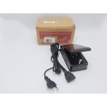 Imagem de Pedal Preto Mini Motor Máquina Costura Doméstica - Sun Special