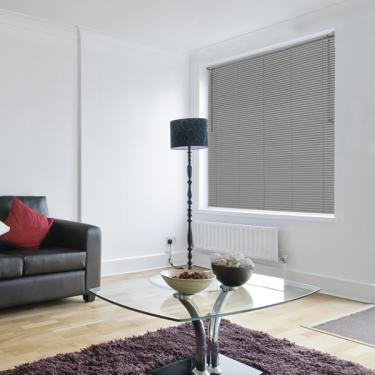 Imagem de Persiana Horizontal Off PVC Cinza 1,20x1,30m