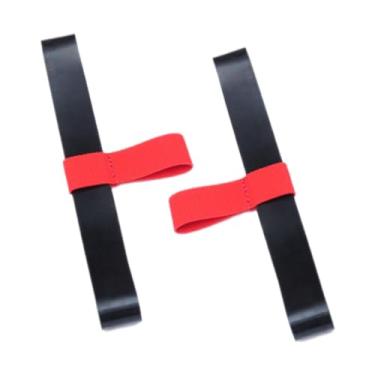 Imagem de rockible 2x faixa retentor de mergulho para cilindro de borracha de cilindro 6l alça retentor de mangueira, Vermelho