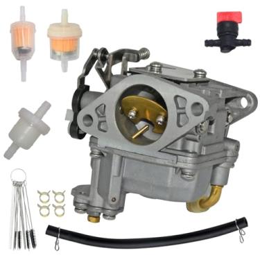 Imagem de JDLLONG Carburador adequado para motor de popa Mercury Mercruiser Quicksilver 8HP 9,9HP 4 tempos 2006 2007 2008 Substituir 303-895110T11 3303-8M0104462 1300-8M0167272 Carb