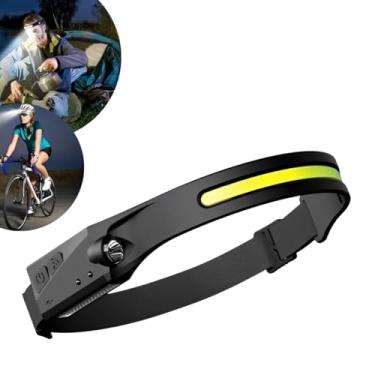 Imagem de Lanterna De Cabeça Tática Super Potente Resistente a Água Com Longo Alcance Da Luz LED, Lanterna Recarregável USB Para Trabalho, Exploração, Vigilância e Estudo UTIMAIS+