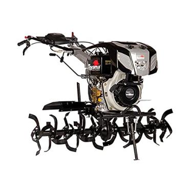 Imagem de Motocutivador Diesel Toyama 11,0hp Cabo ajustável Corte 800-1350 mm com Farol Partida Elétrica Rodas 4.0"-8" Tdt135re8-xp