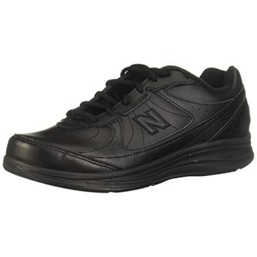 Imagem de New Balance Tênis de caminhada feminino 577 V1 com cadarço, Preto, 9