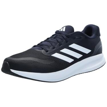 Imagem de adidas Tênis masculino Run Falcon 5 Wide, Tinta/branco/preto, 10.5