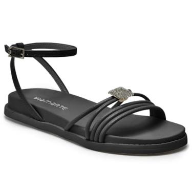 Imagem de Sandália Papete Feminina Preto Via Marte 107-001-01