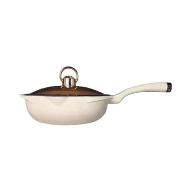 Imagem de frigideira antiaderente para uso doméstico panela de indução a gás, 28cm