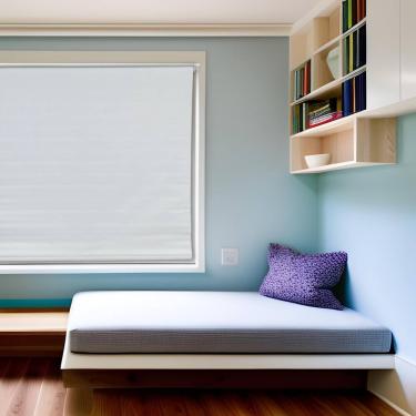 Imagem de Persiana Rolo Screen 3% Branca 160 (L) x 220 (A) cm Cortina Sacada Tela Solar Off-White 1,60 X 2,20