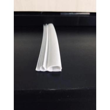 Imagem de 25 Metros Borracha Batente Vedação de Porta Encaixe Lateral Branca - F