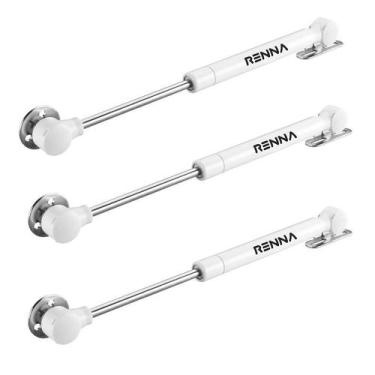 Imagem de Kit 3 Pistões á Gás Força Normal 100N Porta Basculante Cima - Renna