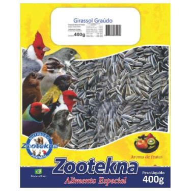 Imagem de Ração Zootekna para Pássaros Girassol Graúdo - 400g