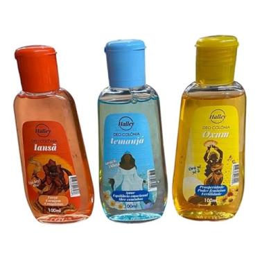 Imagem de Meta Atacado, Kit 3 Colônia Iemanjá Iansã Oxum Halley 100ml- Escolha Orixá Cor:3Colônia Iemanjá Iansã Oxum