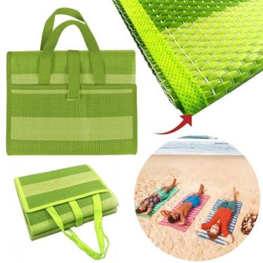 Imagem de Esteira De Praia Dobrável 1,8mt X 90cm Impermeável Mor, Verde claro