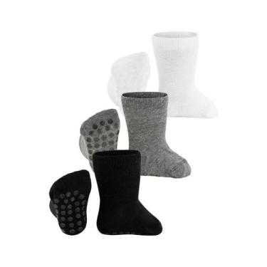 Imagem de Kit 3 Pares de Meias Bebê Cano Médio Trifil 6023, 17/19