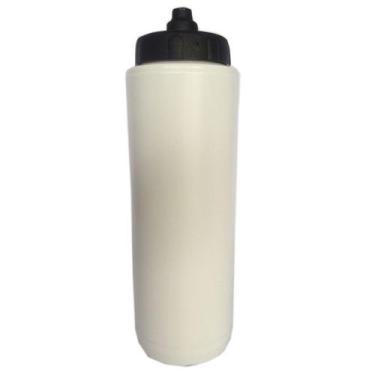 Imagem de Squeeze Automático Tipo Gatorade 1lt Rythmoon s/ logo, Branco com pret