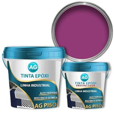 Imagem de Tinta Epoxi Industrial Roxo Trafego AG - RAL4006 - Resinas ag, 18KG