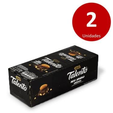 Imagem de Kit c/2 Chocolate Mini Talento 15x25g - Meio Amargo - Garoto
