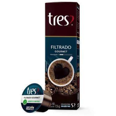 Imagem de Café Filtrado Gourmet 10 Cápsulas Três Corações - Tres