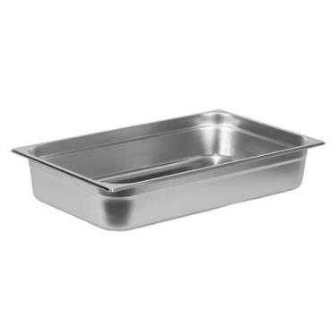 Imagem de Cuba Gn 1/1 6,5cm Aço Inox Buffet Rechaud 9 Litros 530x325X65mm - HPB 