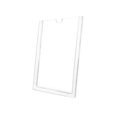Imagem de Display De Parede Porta Folha A4 21X30Cm Com Fita Adesiva Ps - Visual 