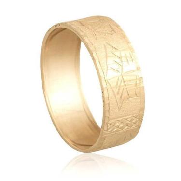 Imagem de Aliança Anel Desenho Egipcio Escrava Ouro 18k 750 - DR Joias,  16