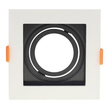 Imagem de Spot de Embutir Conecta Preto e Branco MR16 Dicroica Direcionável Recu