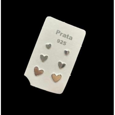 Imagem de Trio de Brincos - Corações 003 - realeza925