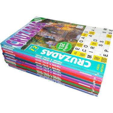 Imagem de Palavras Cruzadas Kit 10 Volumes + Mil Páginas - Ed. Castelo - Castelo