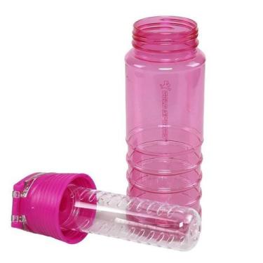 Imagem de Garrafa Squeeze Gold Sports Gym Com Infusor - 800ml, Único, Rosa, Unis