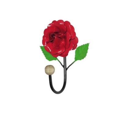 Imagem de Cabide 1 Gancho Suporte Em Ferro Detalhes Flor De Ferro - D'Cor & Art,