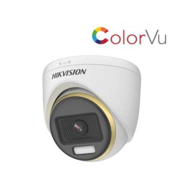 Imagem de Camera Dome An 2mp 2.8mm Colorvu 20m Ip67 Wdr 130db Metal - Hikvision