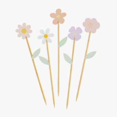 Imagem de Topo De Bolo Flores Do Campo Decoração Jardim Primavera Tem Festejo - 