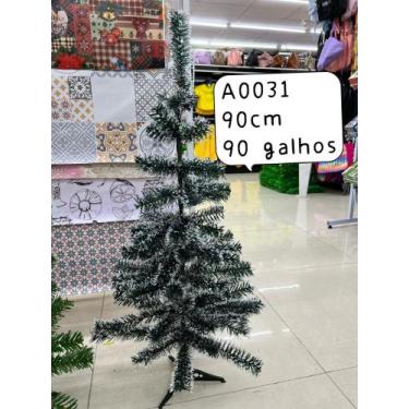 Imagem de Árvore De Natal verde / branca Pinheiro cheio 60cm/90cm(Tudos Modelos)