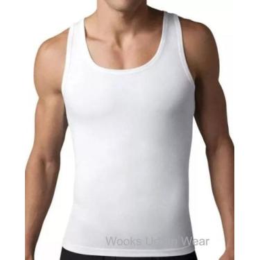 Imagem de Cinta modeladora masculina slim - Wooks, Branco, M