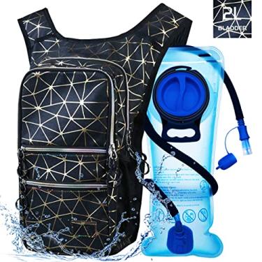 Imagem de Mochila Mothybot para caminhadas, hidratação, mochila com 2 l; Mochila para homens e mulheres; com 5 bolsos; bolsos ocultos nas costas; ótima para festivais, raves, caminhadas, ciclismo, escalada, corrida