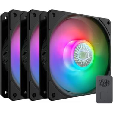 Imagem de Kit Ventoinhas para Gabinete Cooler Master SickleFlow 120 ARGB 3 in 1