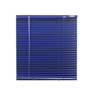 Imagem de Persiana Horizontal Alumínio Azul (Largura 80 x 140 cm Altura) 25mm - cortina 0,80 x 1,40 m