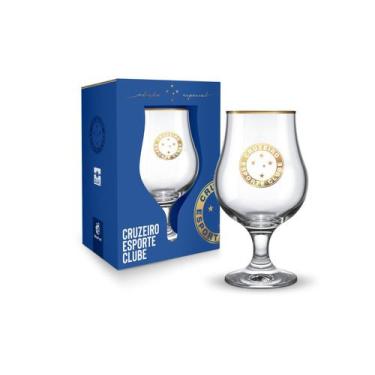 Imagem de Taca dublin 400ml serie ouro cruzeiro - Brasfoot