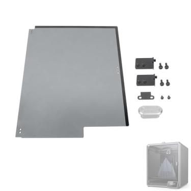 Imagem de Kit de porta frontal Creality K1 Max, kit de porta da frente_447 × 382 × 3_Vidro_50% preto transparente para acessórios de impressora 3D K1 MAX