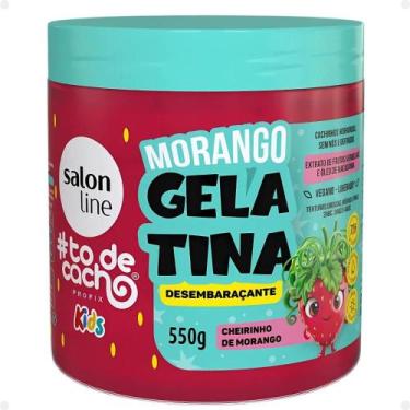 Imagem de Gelatina Desembaraçante Salon Line Kids todecacho Morango 550g