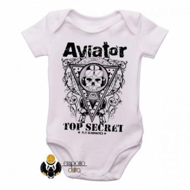Imagem de body nenê criança roupa bebê Aviator Top Secret  - Empório Dutra, G   