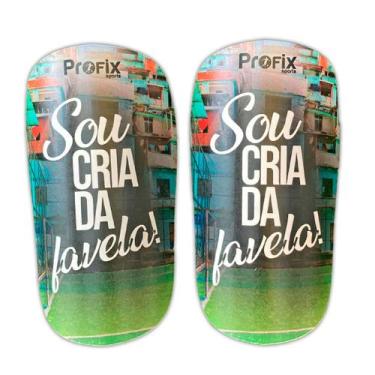 Imagem de Caneleira Profix Cria Da Favela - Profix Sports, M - 10cm x 15cm