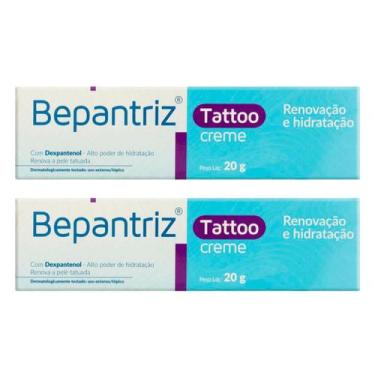 Imagem de Kit 2 Creme Hidratante Bepantriz Tattoo Creme 20g  Cimed