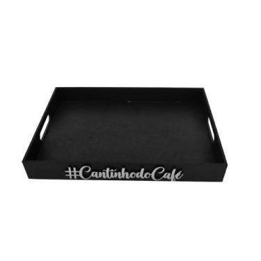 Imagem de Bandeja Cantinho Do Café Decorativa Enfeite De Mesas Café - CasaBebeDe