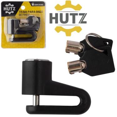 Imagem de Cadeado Trava Tranca De Disco Freio Moto Antifurto Universal - Hutz